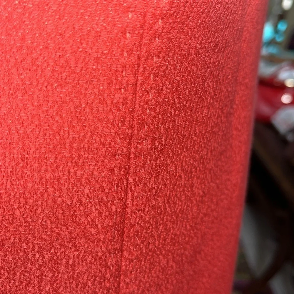 Tory Burch  Dress   Sleeveless  dark coral almost orange  flattering sheath Sz 6